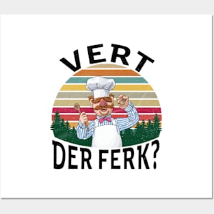 VERT DER FERK Posters and Art